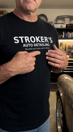 Stroker's Auto Detailing | We Polish Your Knob Until It Shines | Funny T-Shirt