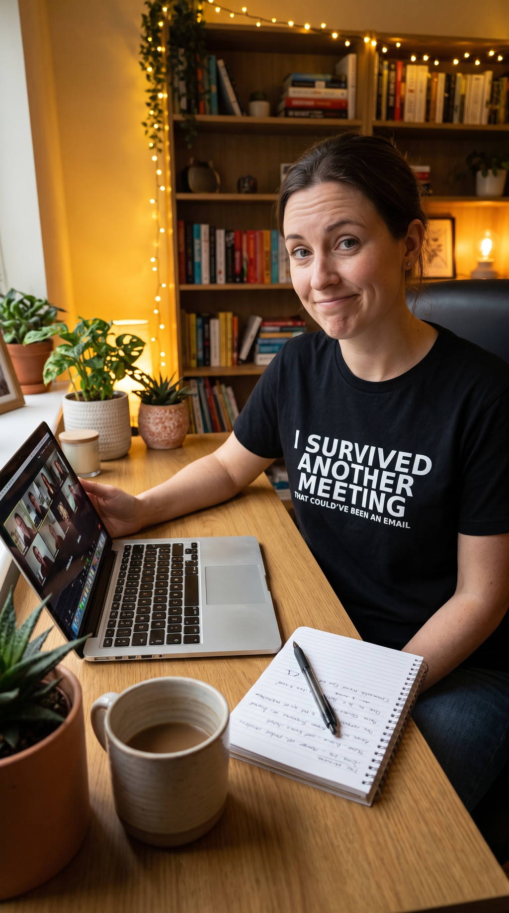 I Survived Another Meeting That Could've Been an Email | Funny Office T-Shirt
