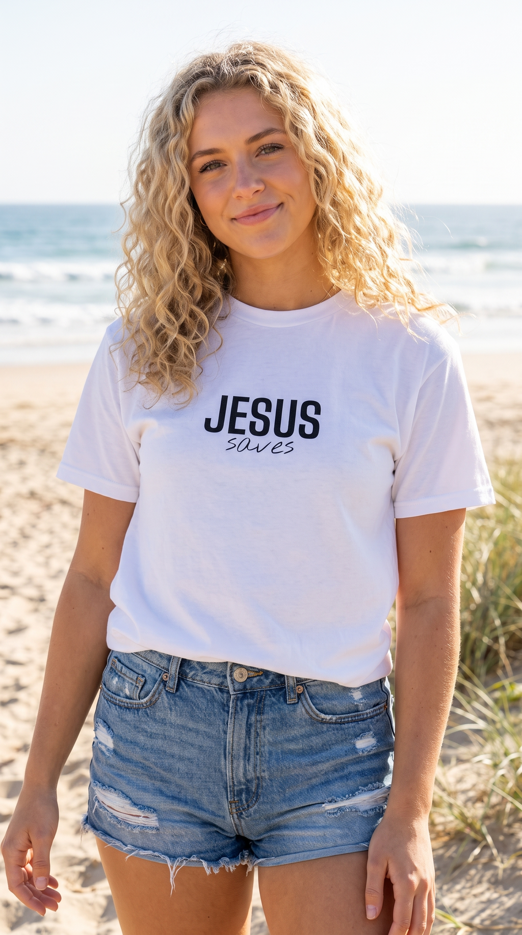 JESUS SAVES | Bold Faith Tee