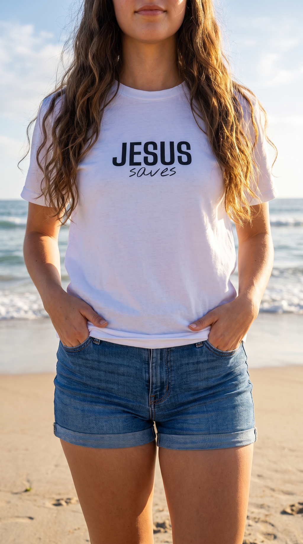 JESUS SAVES | Bold Faith Tee