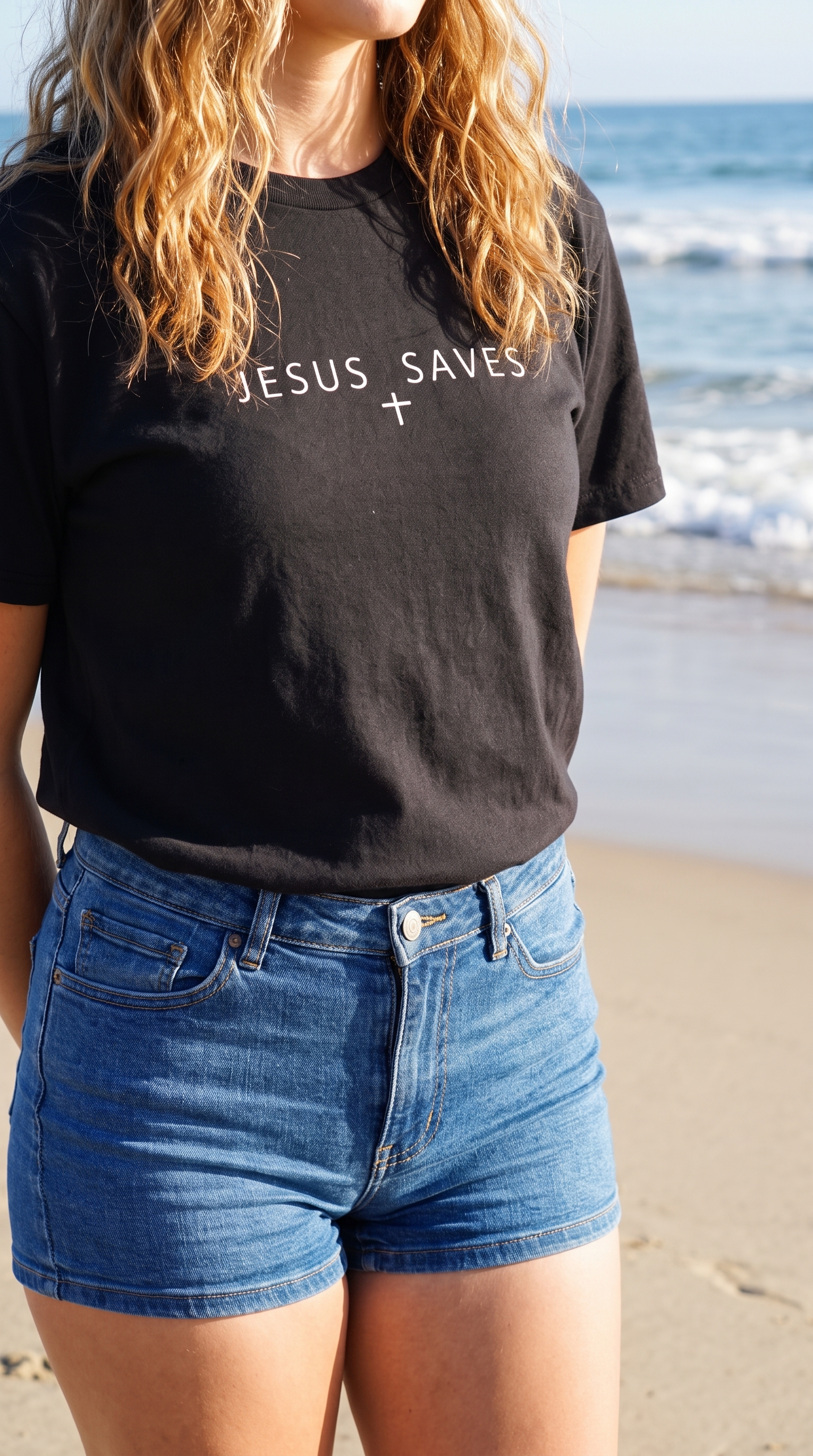 Jesus Saves | Minimal Faith T-Shirt | Christian Graphic Tee