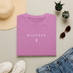 Blessed Cross T-Shirt — Minimal Christian Faith Tee
