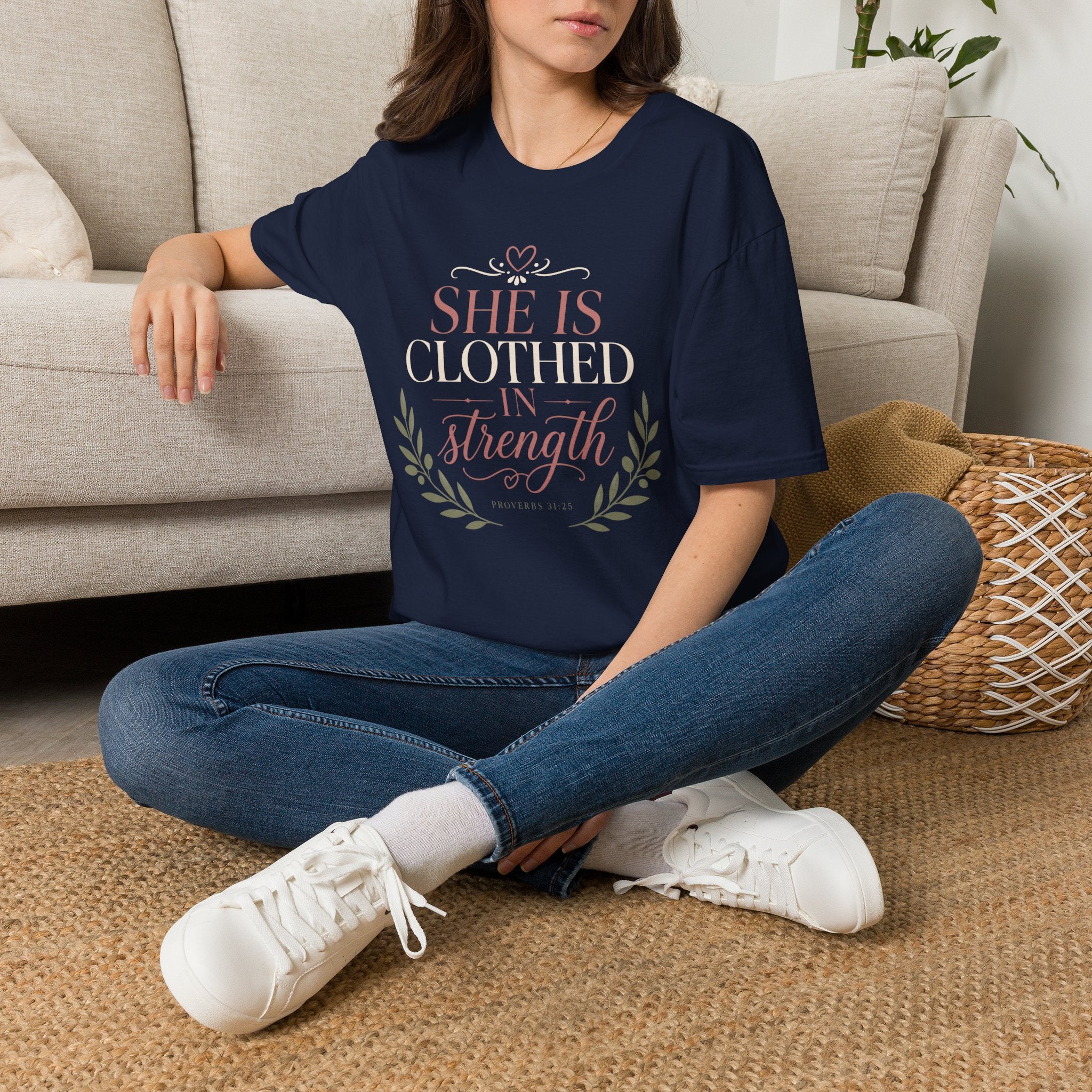 She Is Clothed In Strength T-Shirt