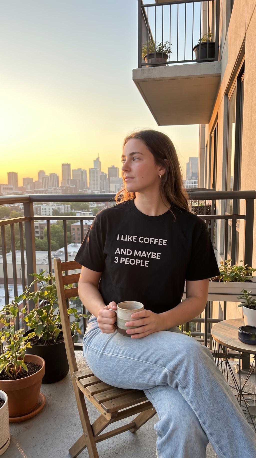 I Need Coffee & 3 People to Disappear | Monday Mood Tee
