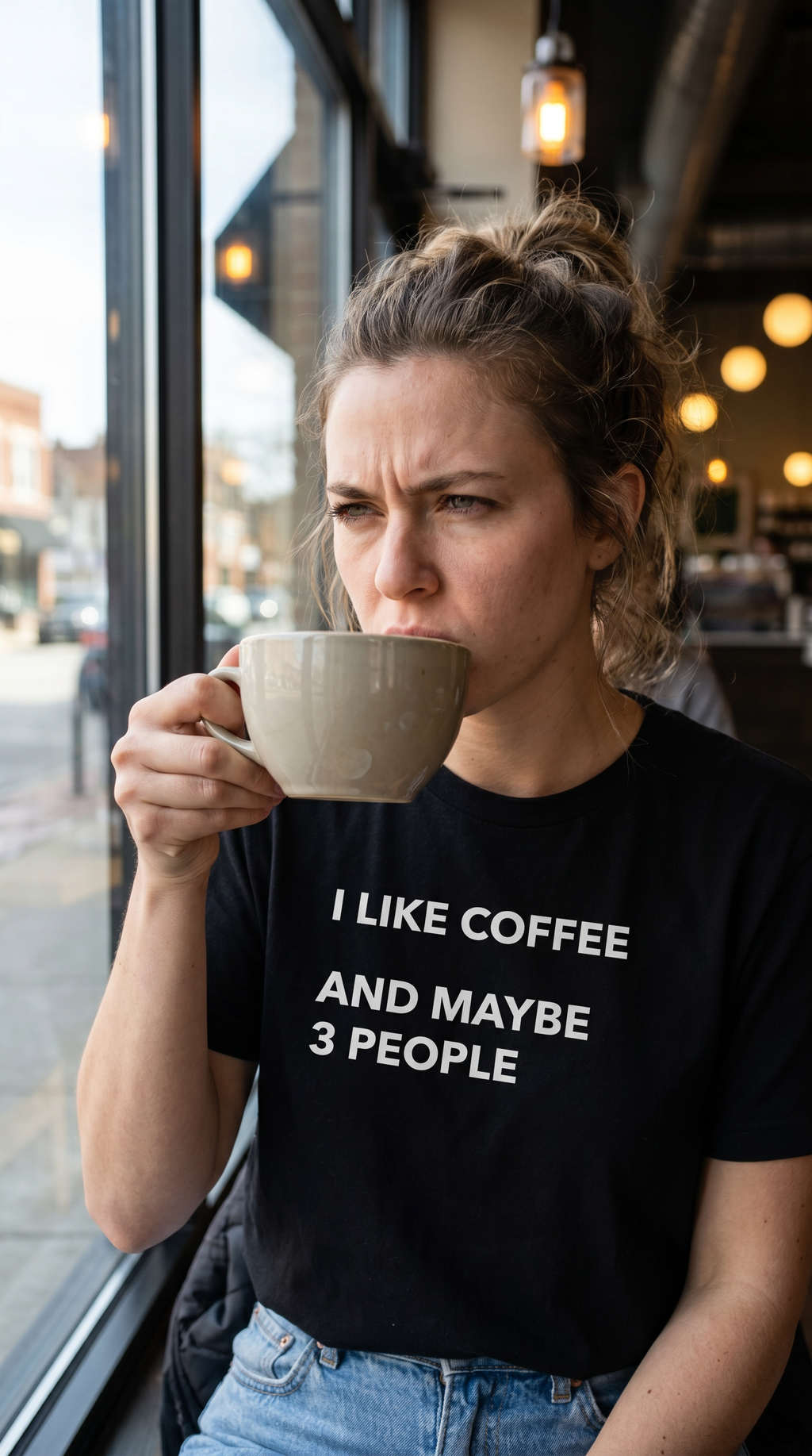 I Need Coffee & 3 People to Disappear | Monday Mood Tee