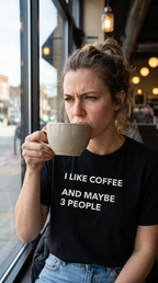 I Need Coffee & 3 People to Disappear | Monday Mood Tee