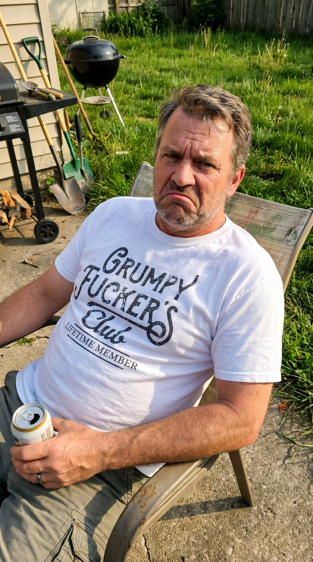 Grumpy Fucker's Club Lifetime Member T-Shirt