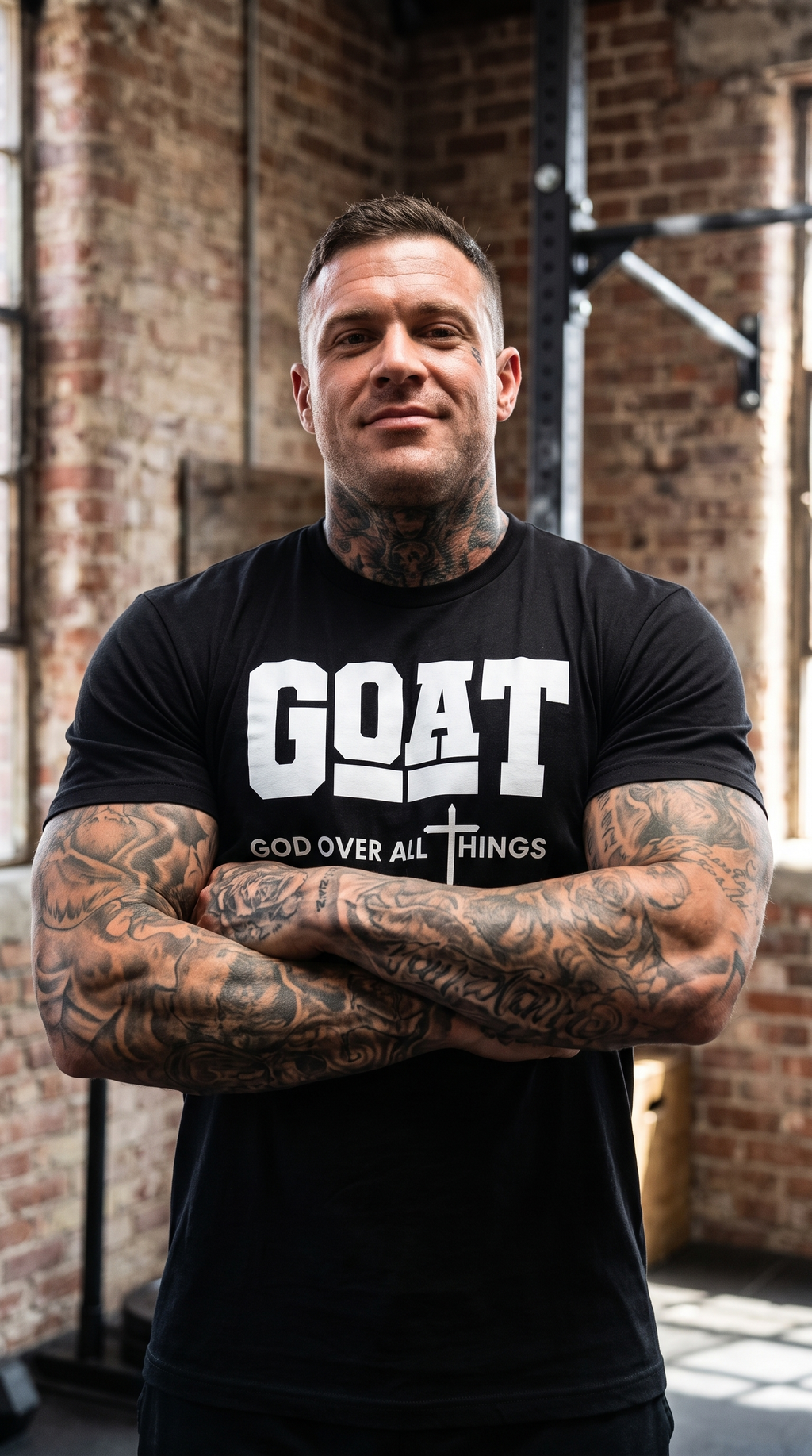 GOAT | God Over All Things | Faith Tee