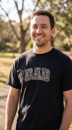 Dad Camo Varsity | Funny Dad Tee