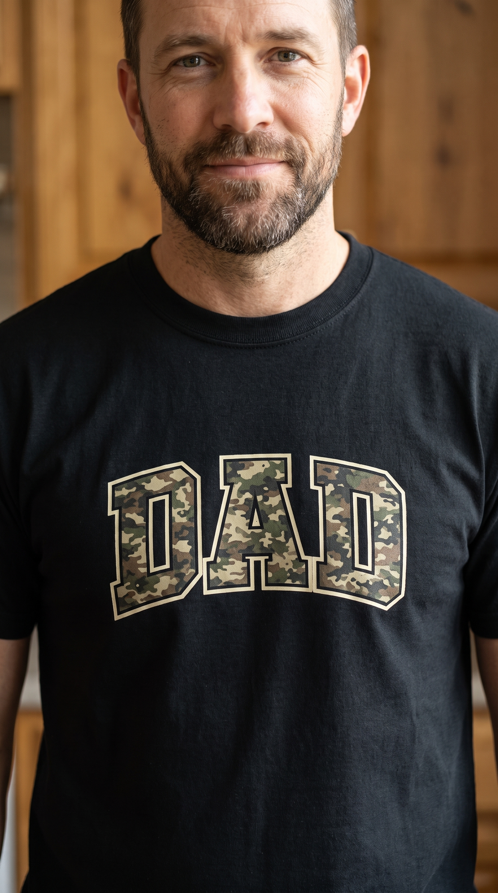 Dad Camo Varsity | Funny Dad Tee