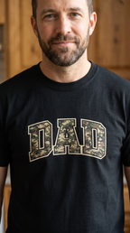 Dad Camo Varsity | Funny Dad Tee