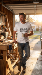 Gets It Up Every Morning | Funny Dad Tee