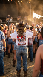 Country Western Graphic Tee | Front & Back Print