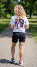 Suck It Up Buttercup | Motivational Floral Tee