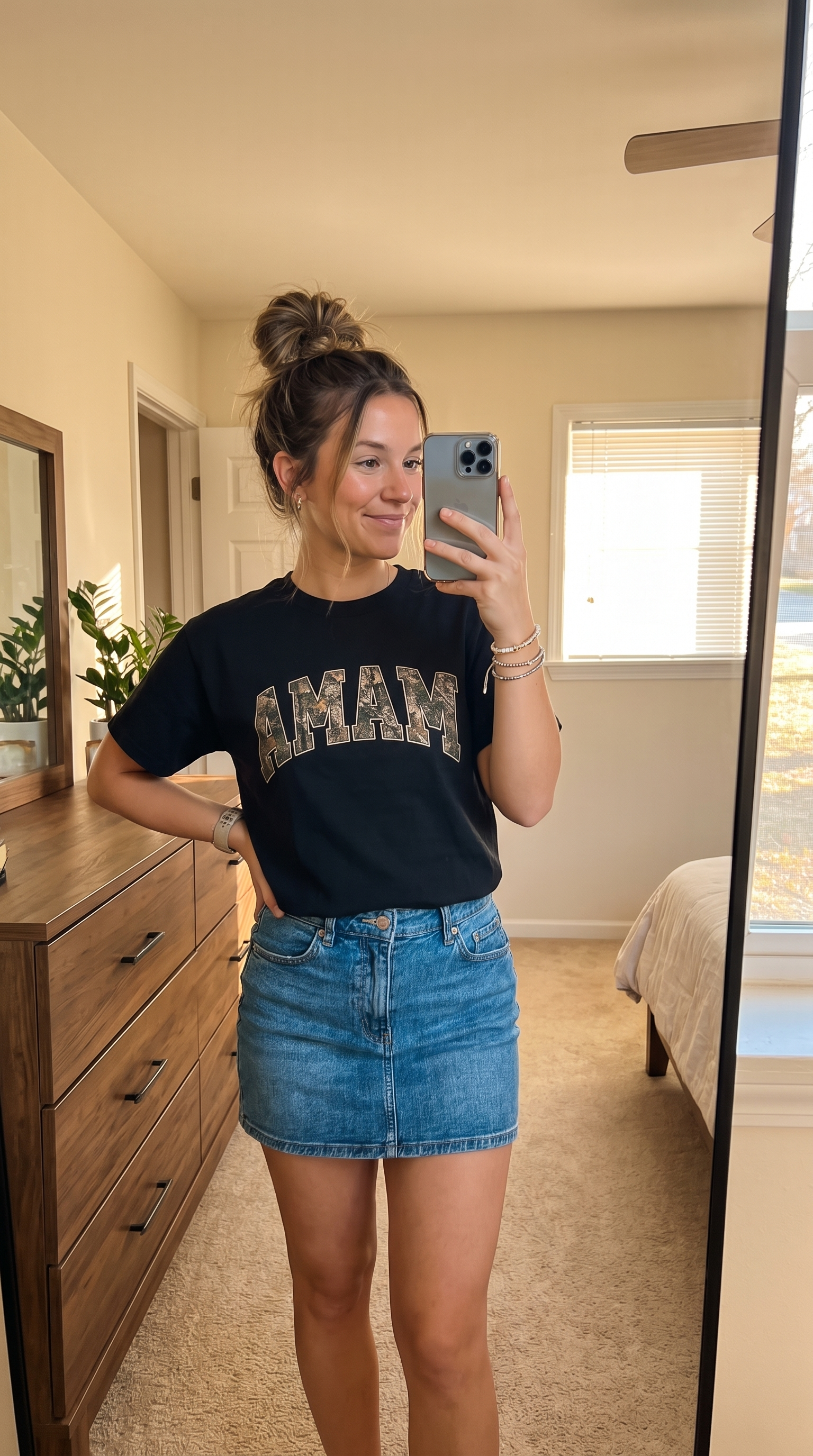 Mama Camo Varsity | Funny Mom Tee