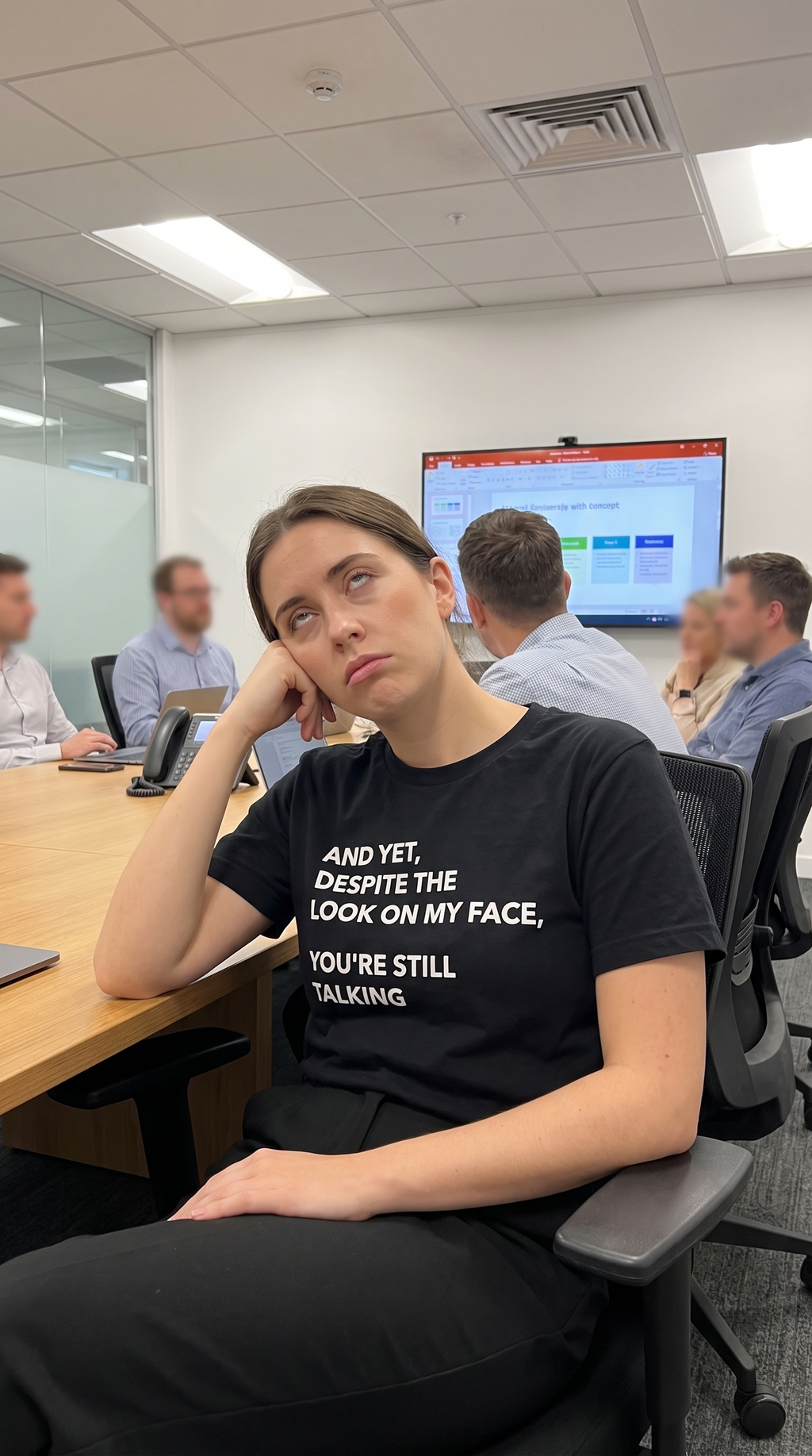 Are You Still Talking | Sarcastic Humor Tee