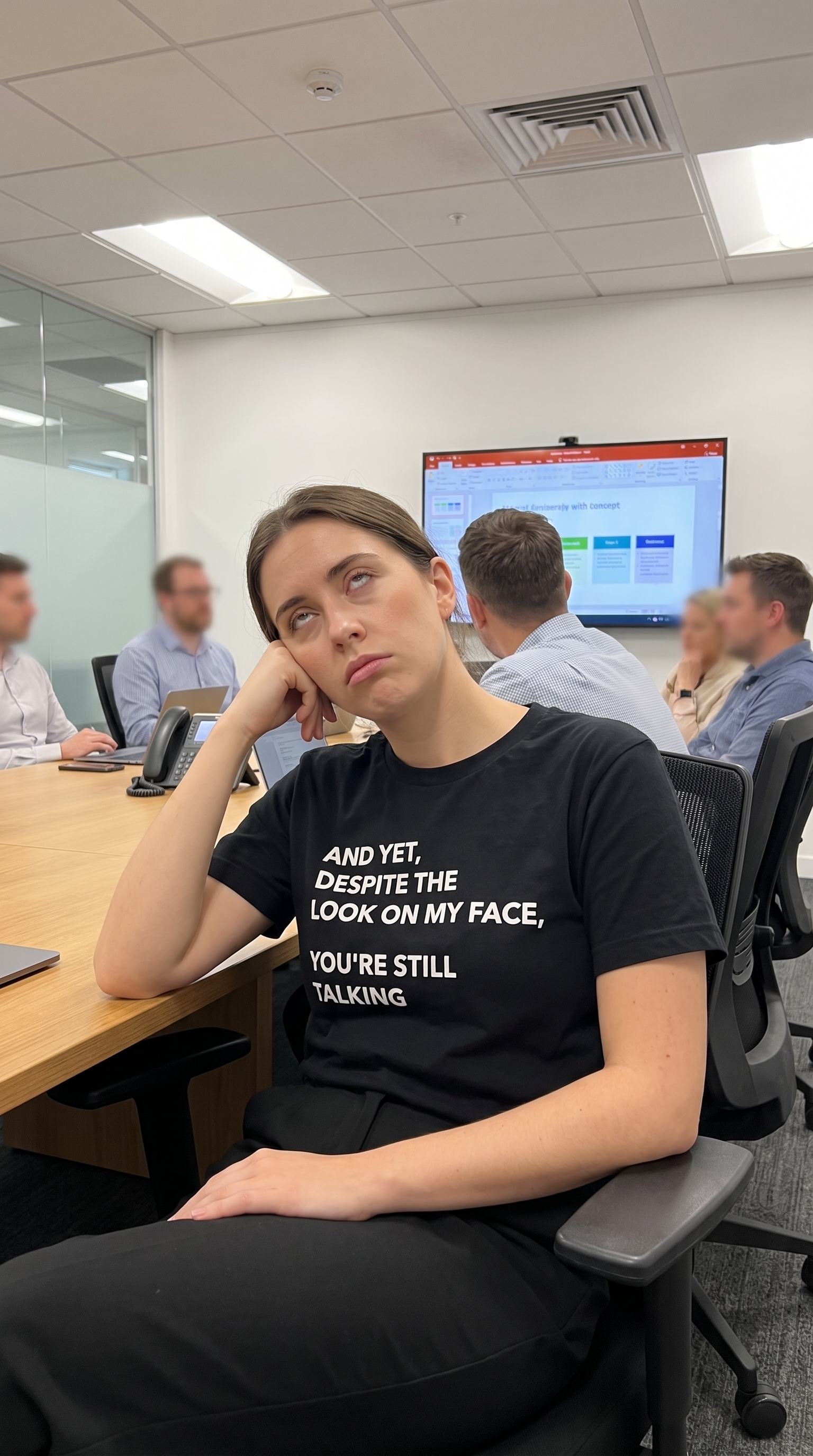 Are You Still Talking | Sarcastic Humor Tee