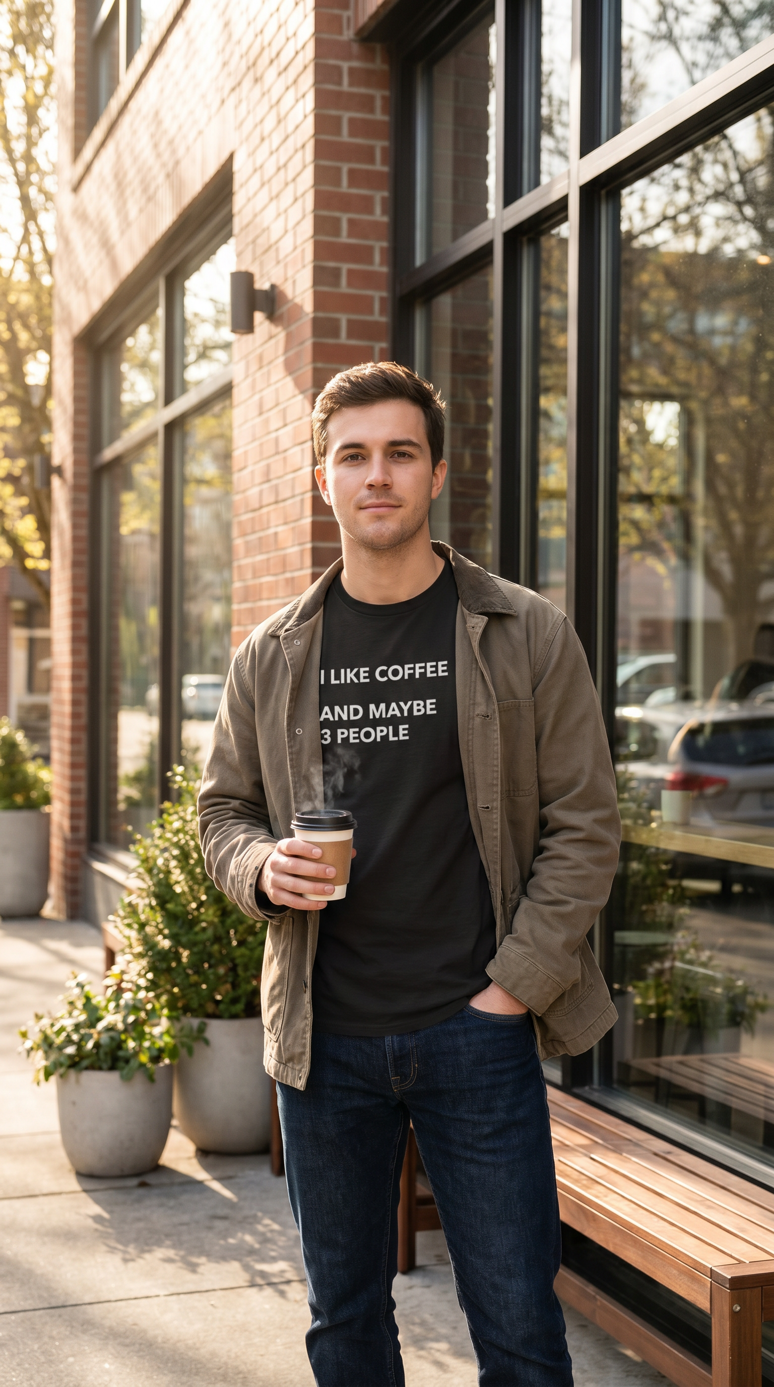 I Need Coffee & 3 People to Disappear | Monday Mood Tee