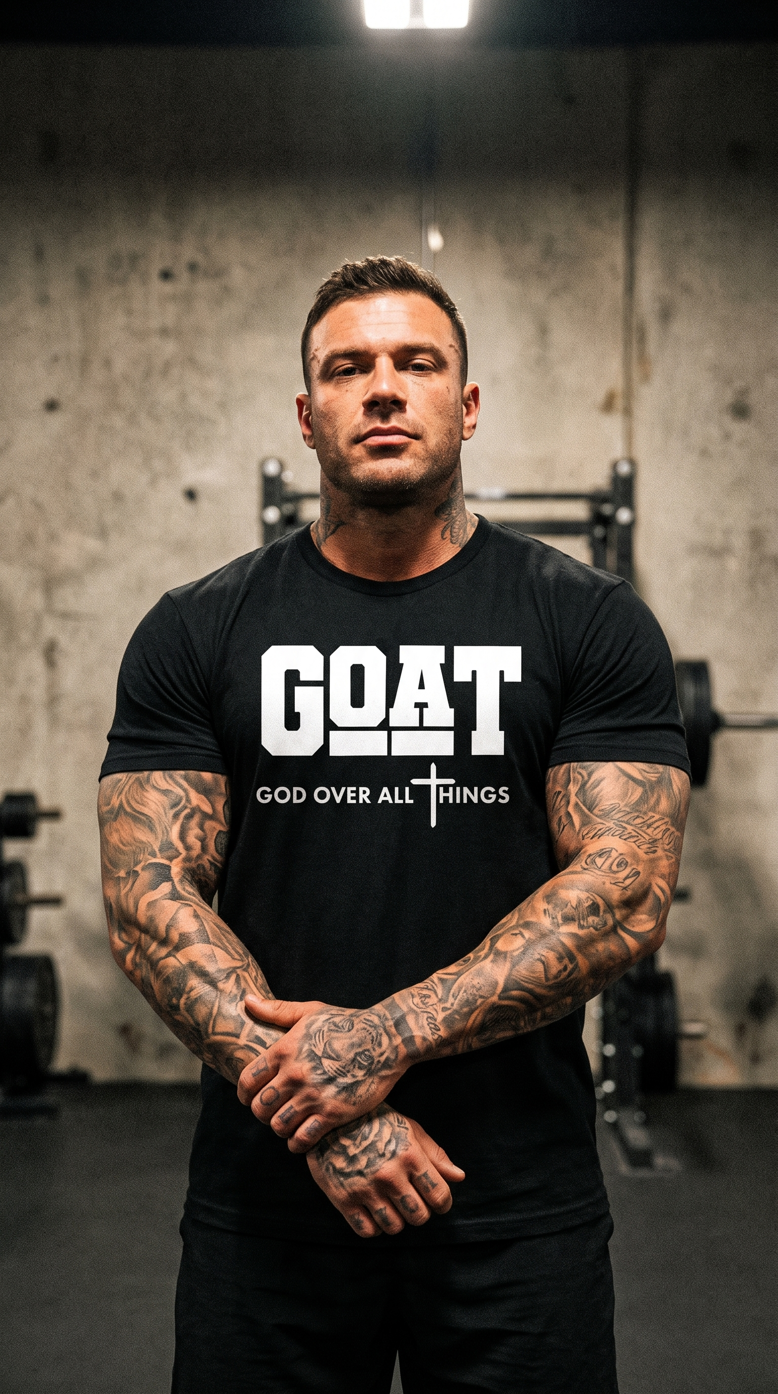 GOAT | God Over All Things | Faith Tee