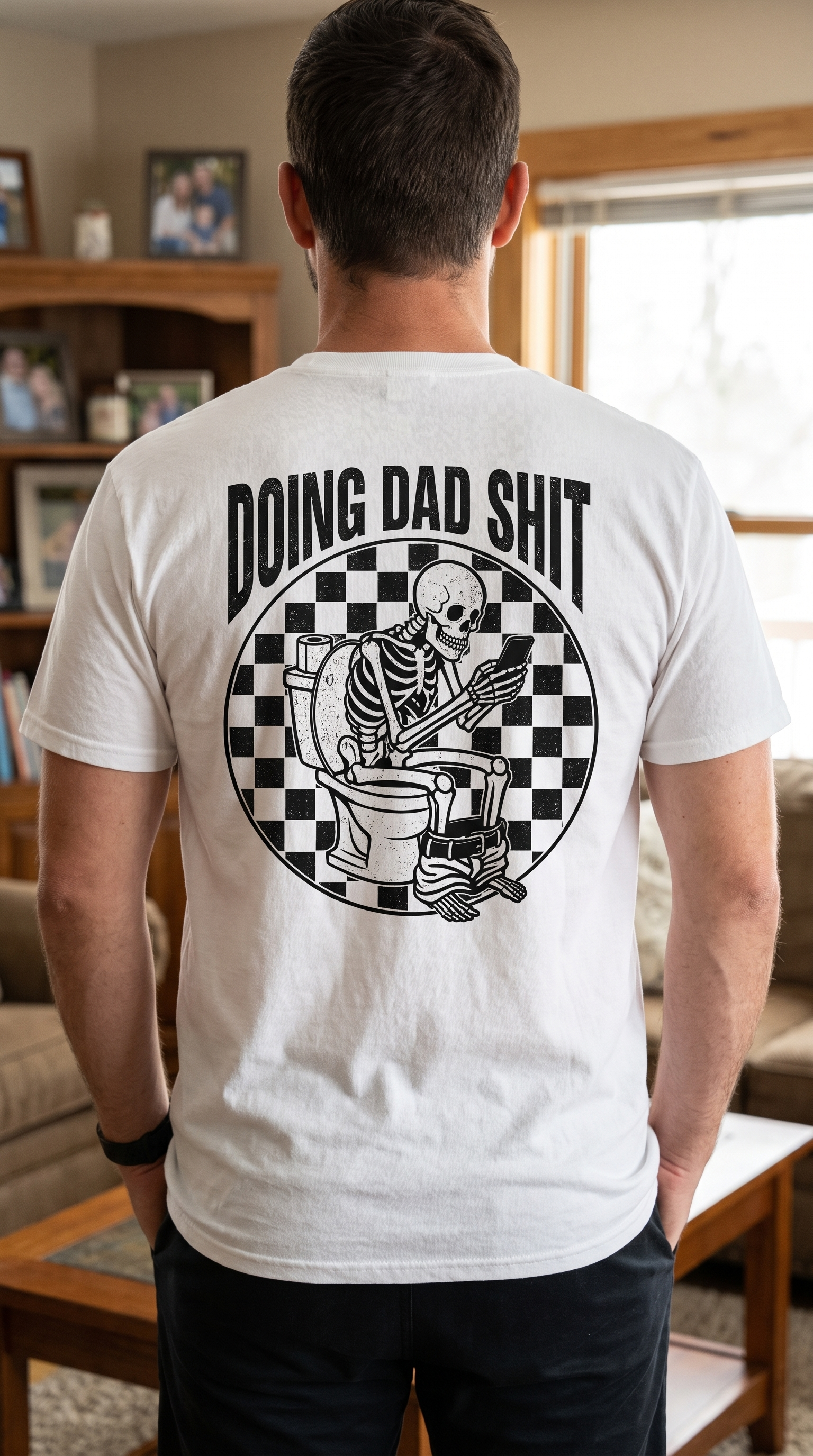 Doing Dad | Funny Skeleton Tee