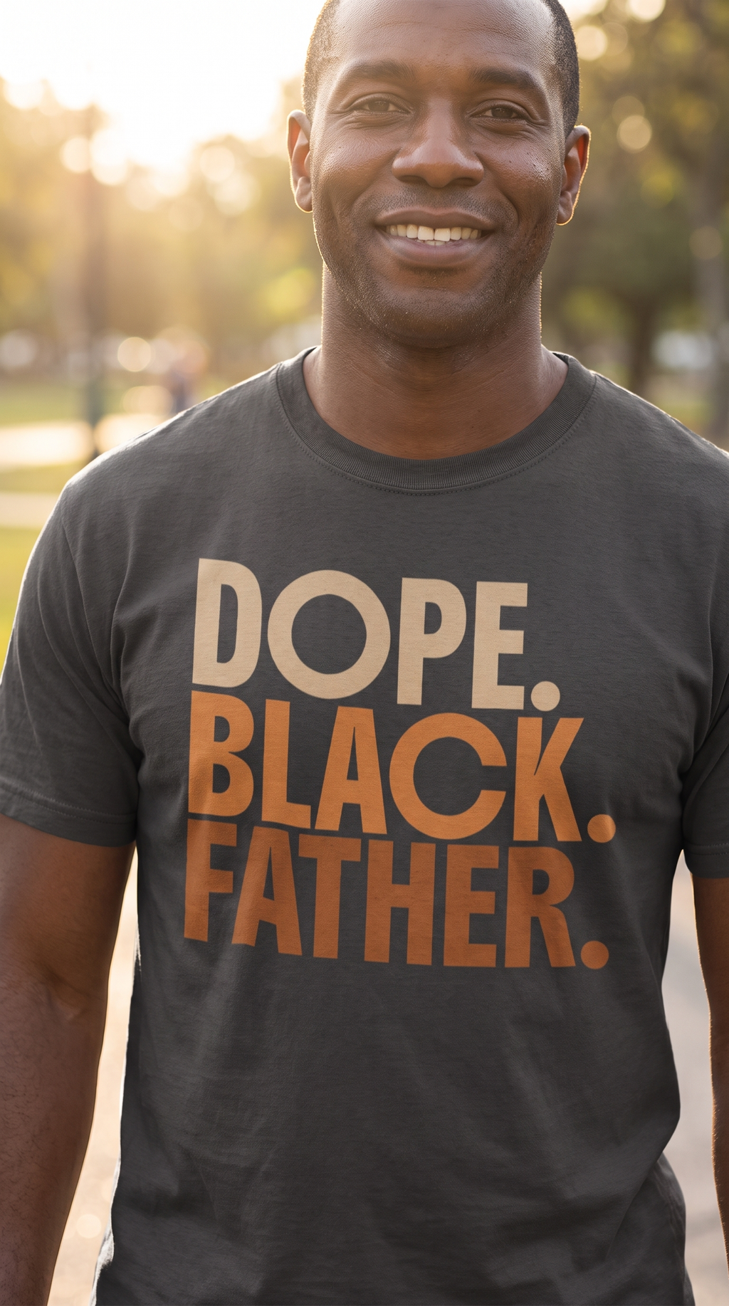 DOPE. BLACK. FATHER. | Statement Tee