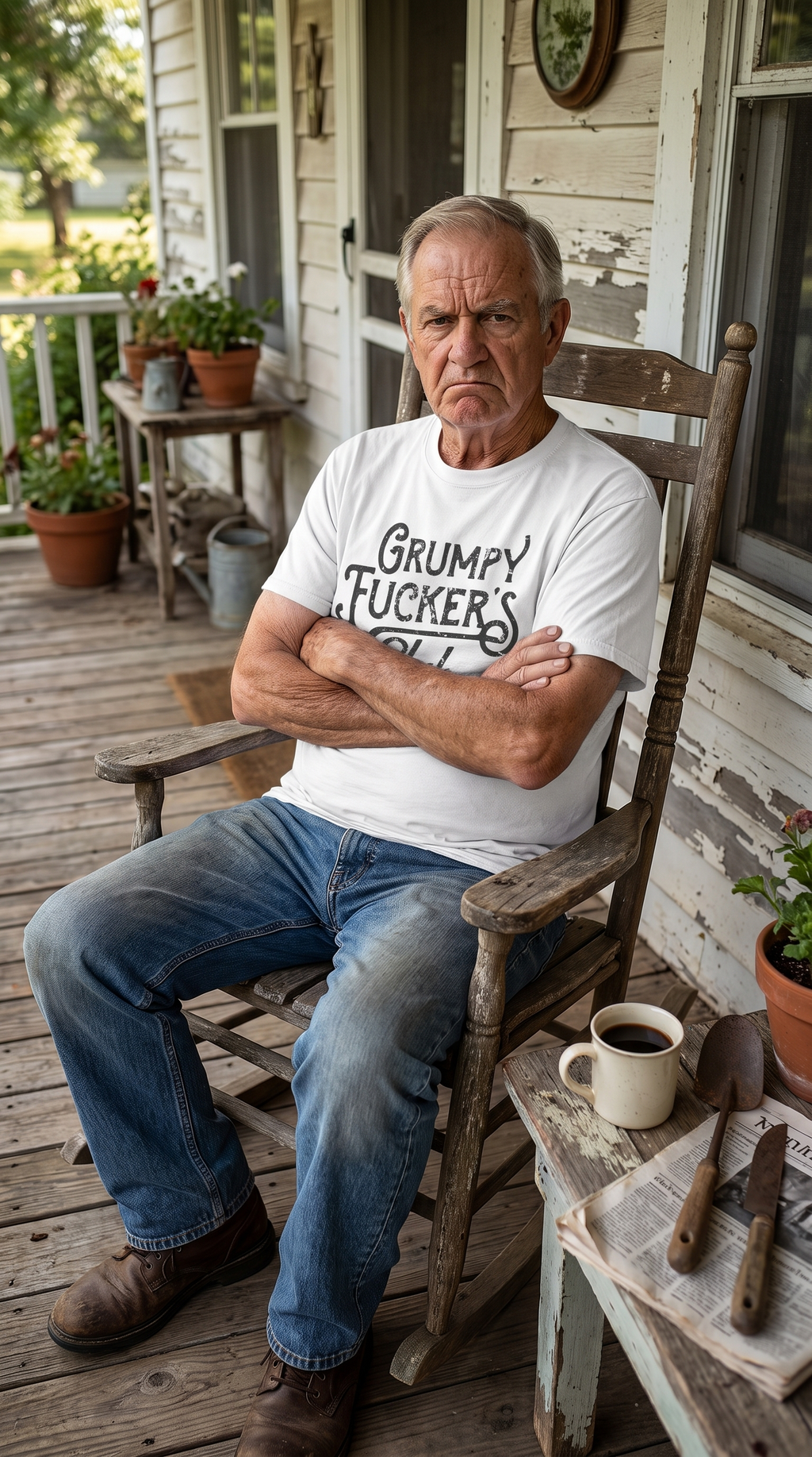 Grumpy Fucker's Club Lifetime Member T-Shirt