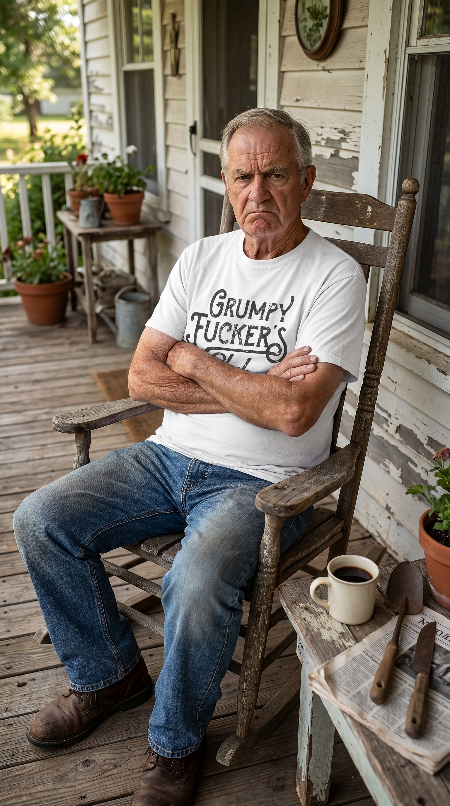 Grumpy Fucker's Club Lifetime Member T-Shirt