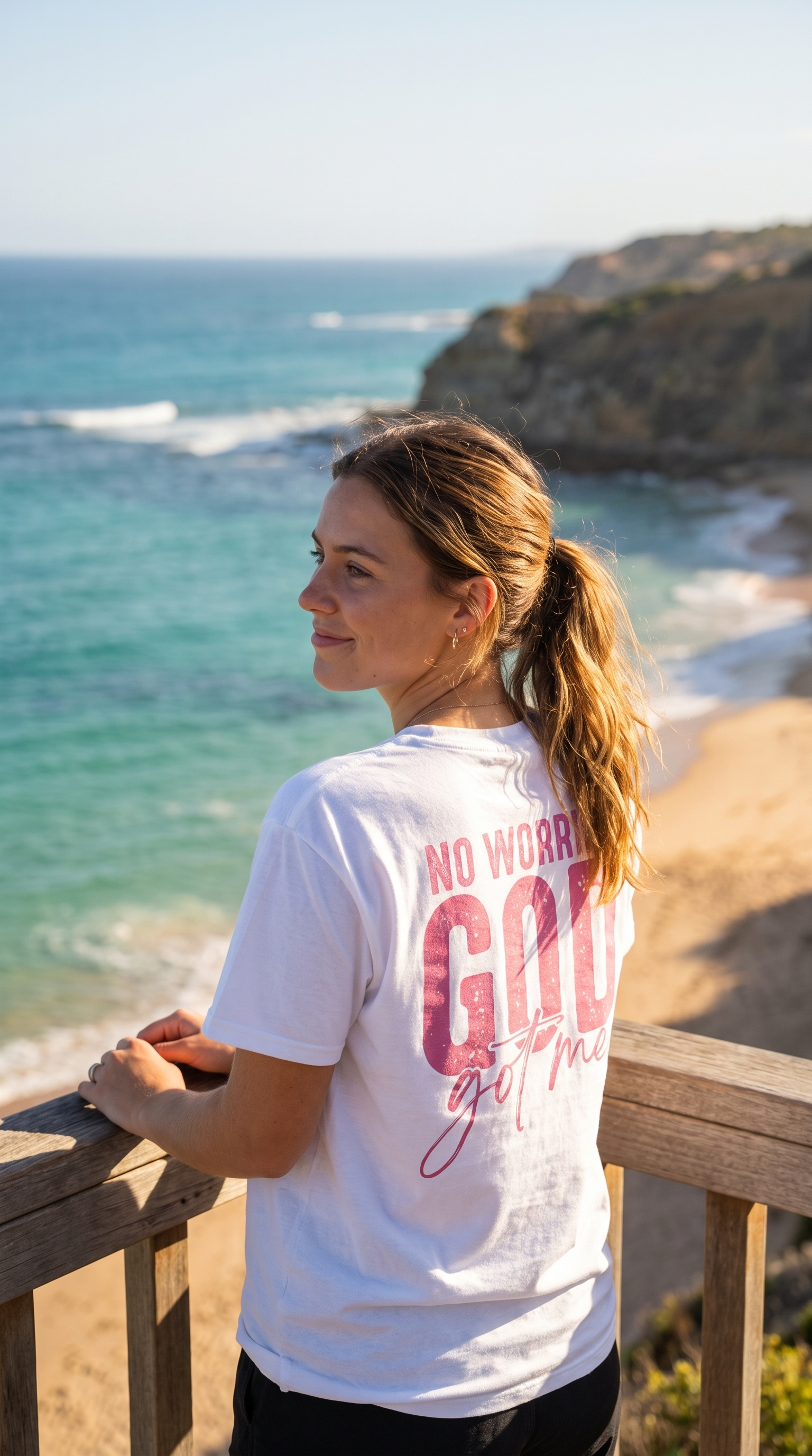 Unafraid | God Got Me | Pink Faith Tee