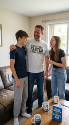 World's Best Farter, I Mean Father | Dad Humor Tee