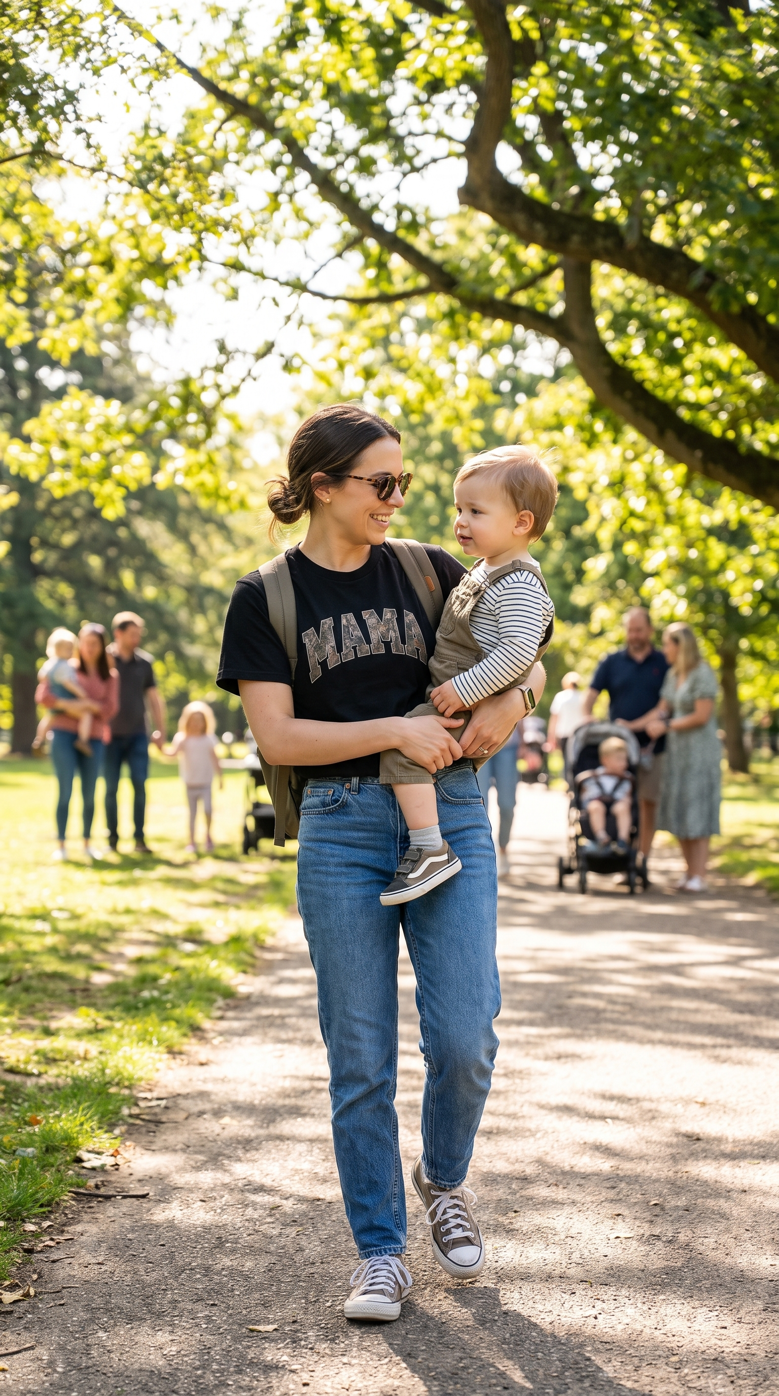 Mama Camo Varsity | Funny Mom Tee