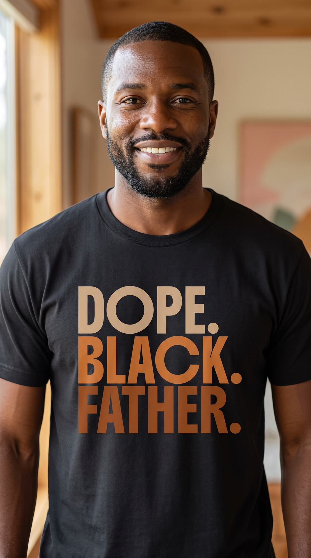 DOPE. BLACK. FATHER. | Statement Tee