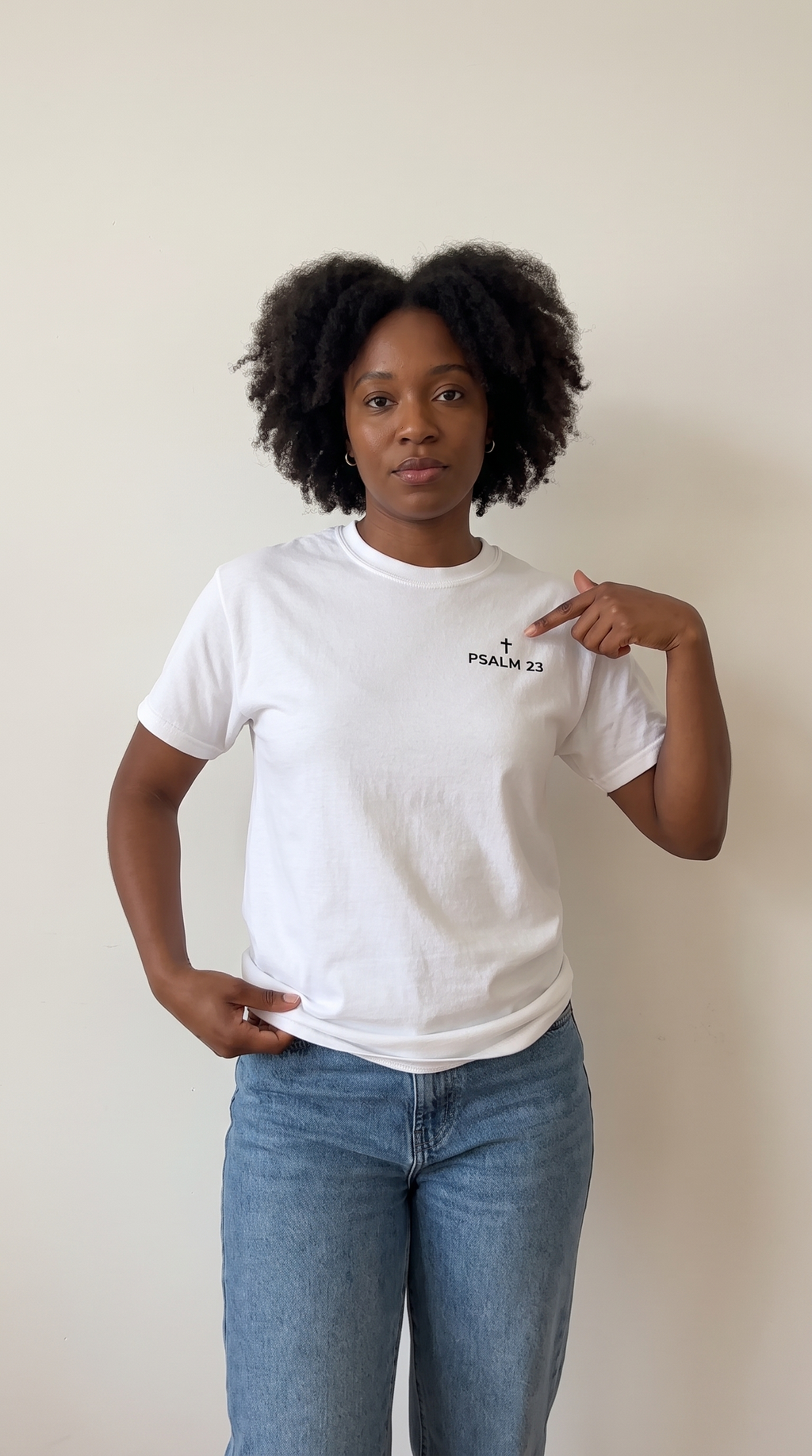 I Shall Not Want | Ps 23:1 | Christian Faith Tee