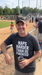 Naps Harder Than He Parented | Savage Dad Humor Tee
