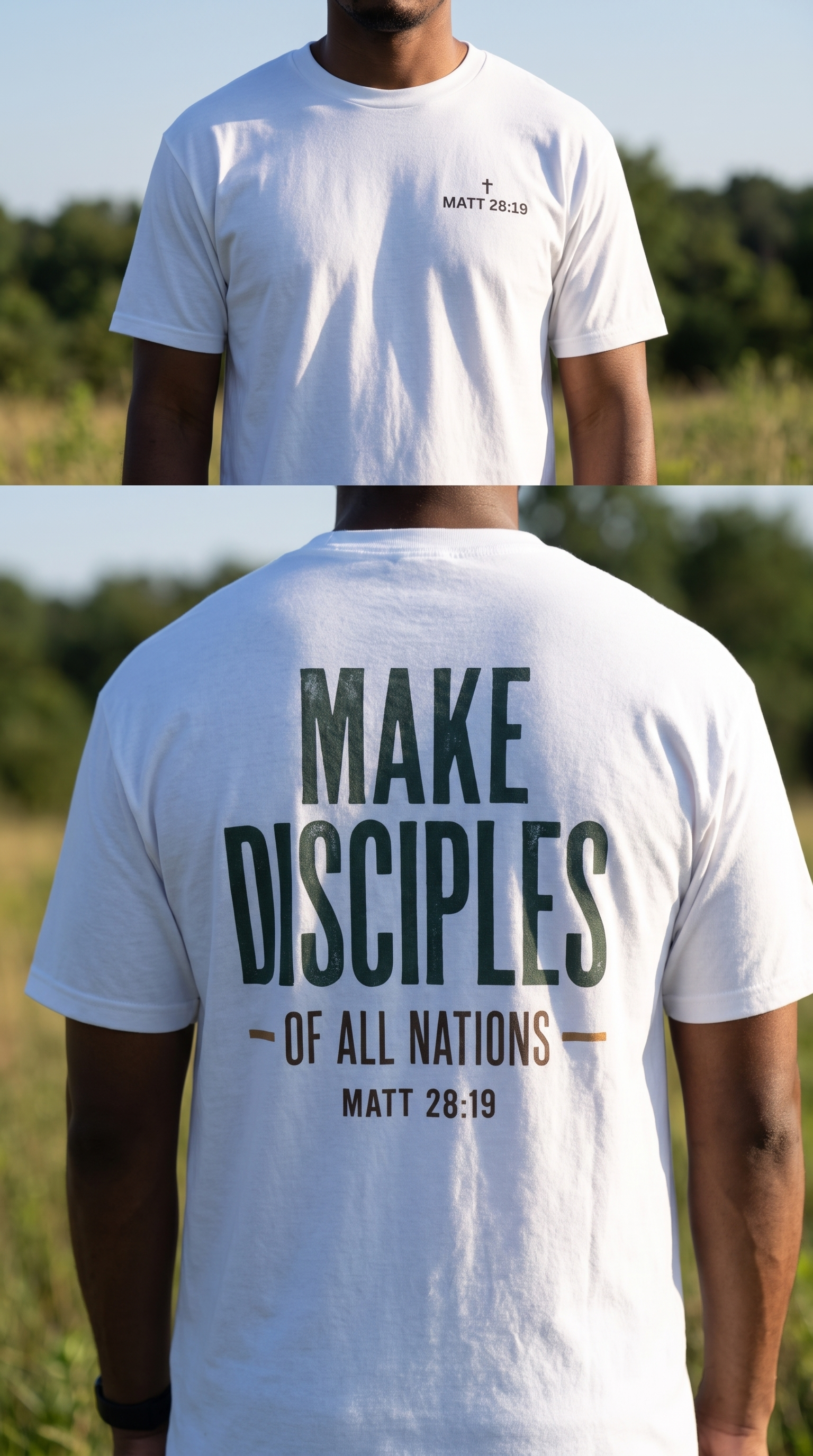 Make Disciples | Matt 28:19 | Faith Tee