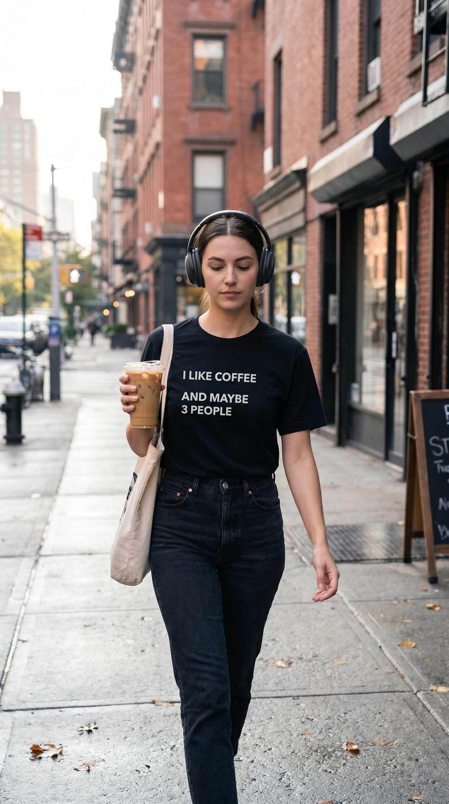 I Need Coffee & 3 People to Disappear | Monday Mood Tee
