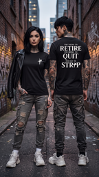 Too Young to Retire | Pole Dancer Silhouette | Funny Tee