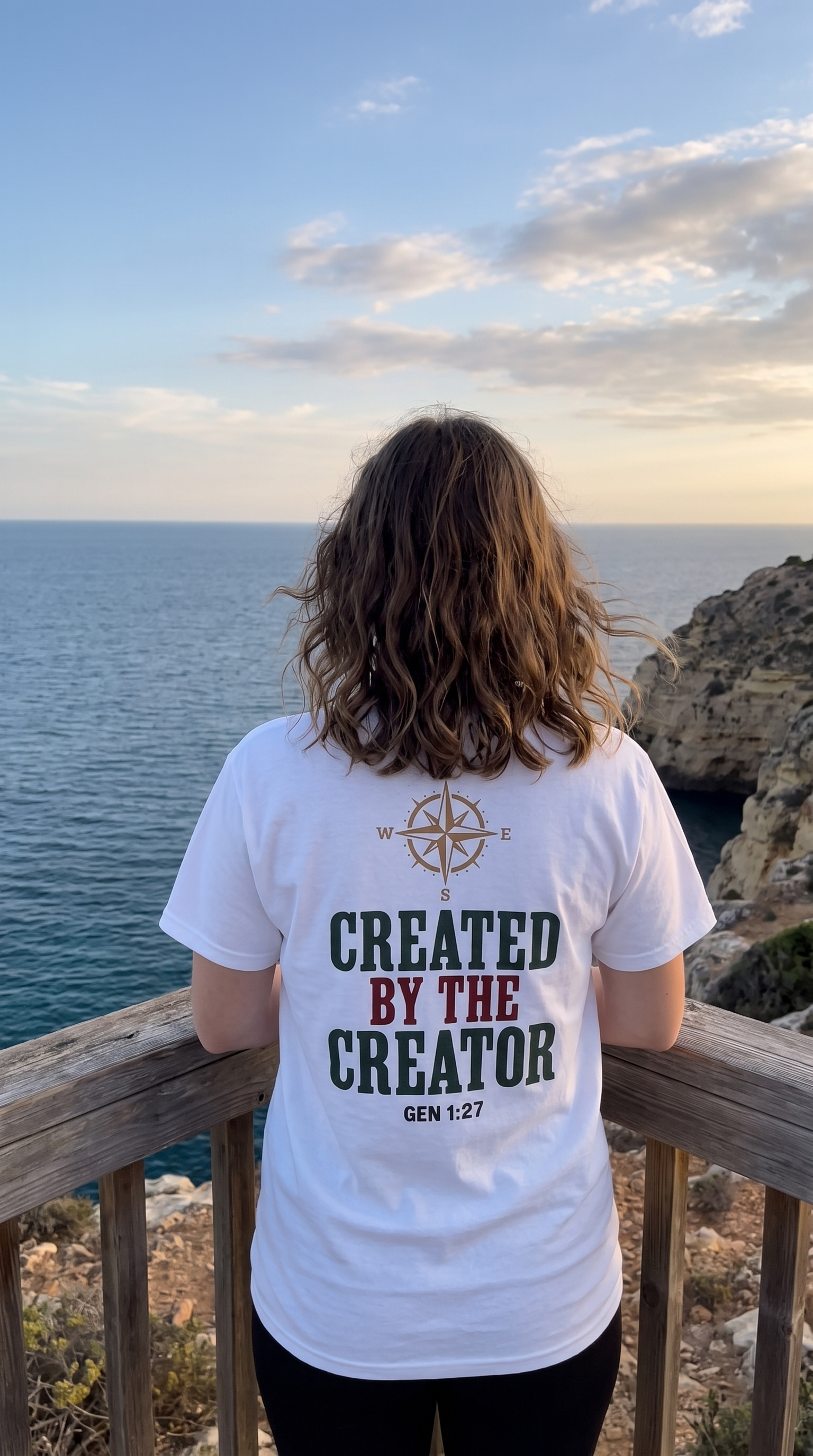 Created by the Creator | Gen 1:27 | Faith Tee