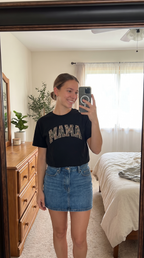 Mama Camo Varsity | Funny Mom Tee