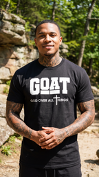 GOAT | God Over All Things | Faith Tee