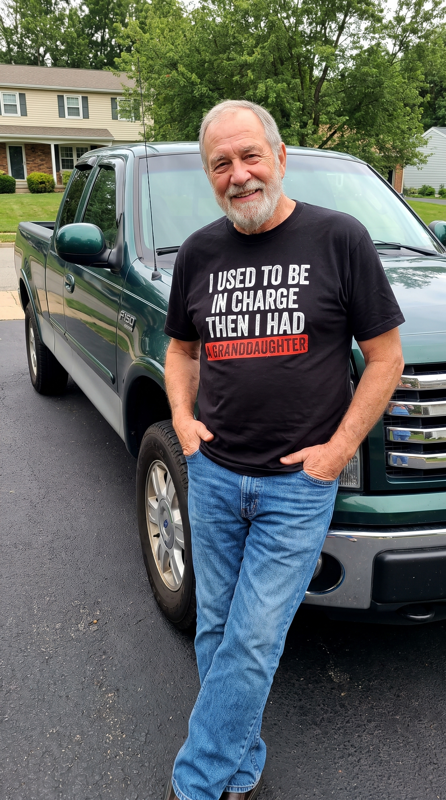 In Charge at Work | Wrapped Around Her Finger at Home | Granddaughter Tee