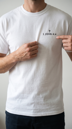 God Is Greater | 1 John 4:4 | Faith Tee