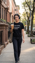 I Need Coffee & 3 People to Disappear | Monday Mood Tee