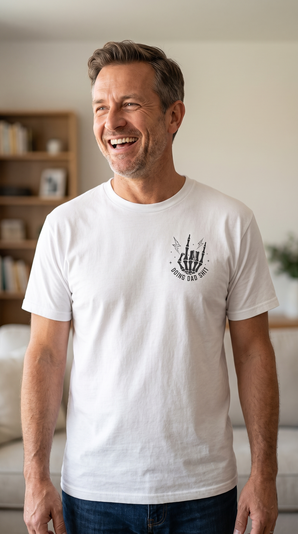Doing Dad | Funny Skeleton Tee