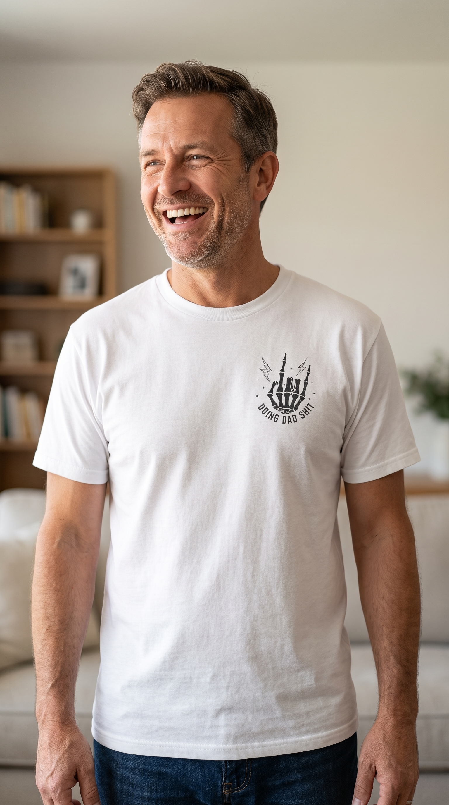 Doing Dad | Funny Skeleton Tee