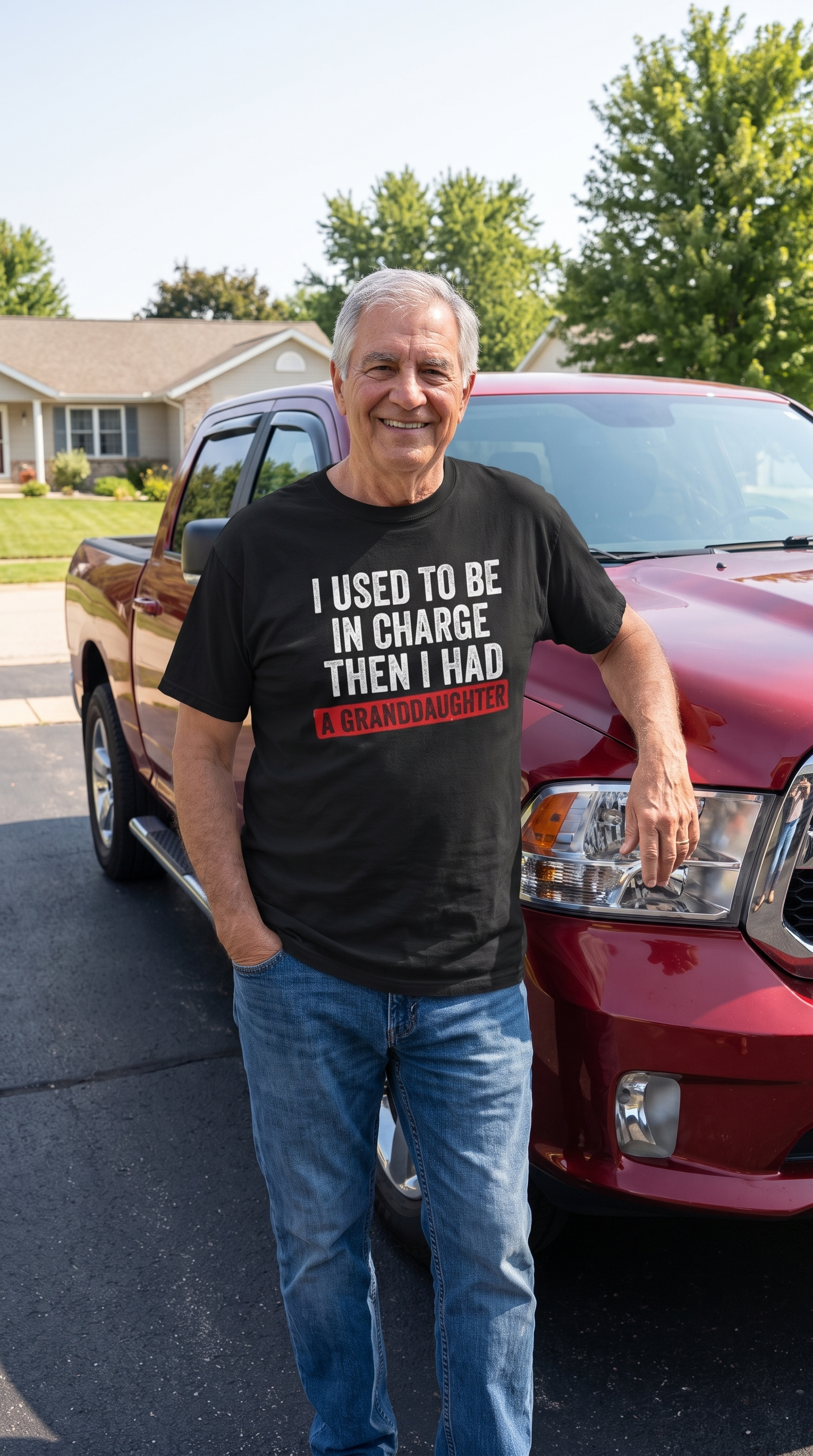 In Charge at Work | Wrapped Around Her Finger at Home | Granddaughter Tee