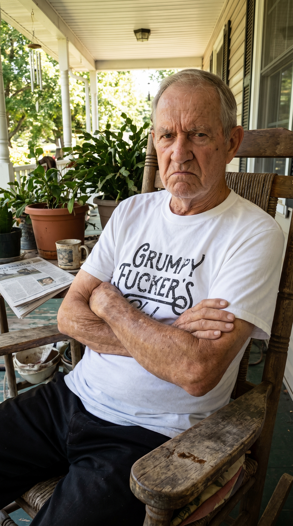 Grumpy Fucker's Club Lifetime Member T-Shirt