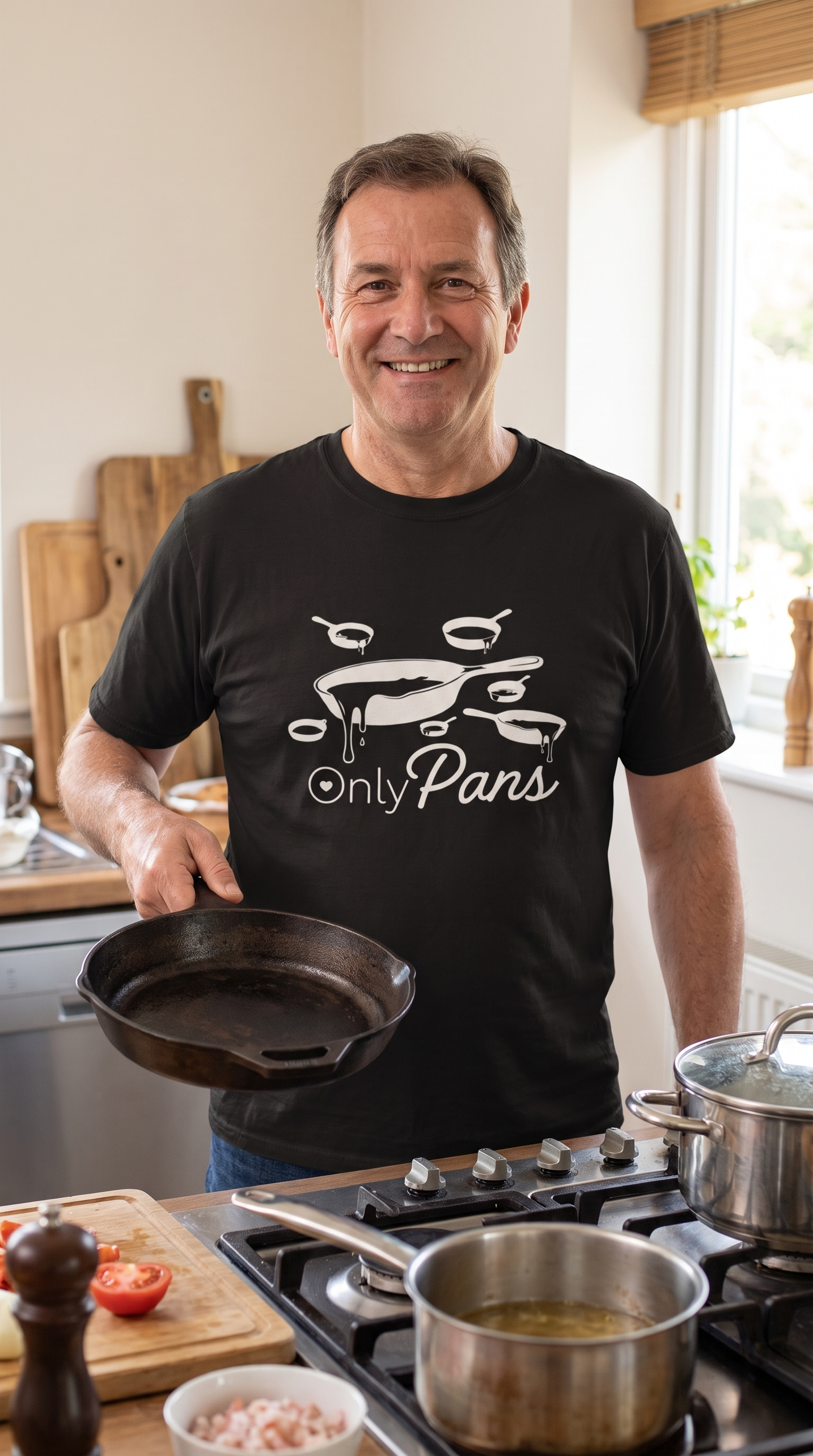 Only Pans | Kitchen Humor Graphic Tee