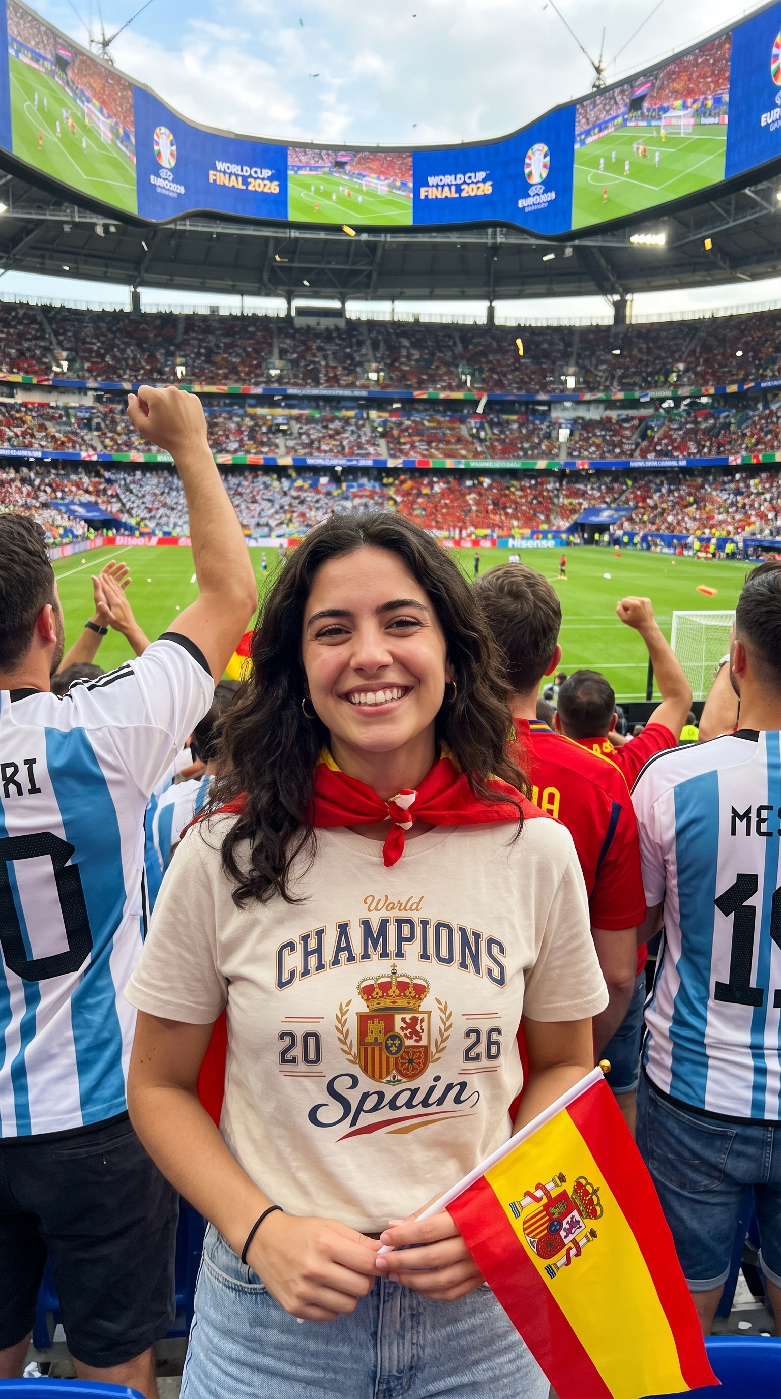 World Champions 2026 Spain Tee | Spanish Crest Soccer Shirt