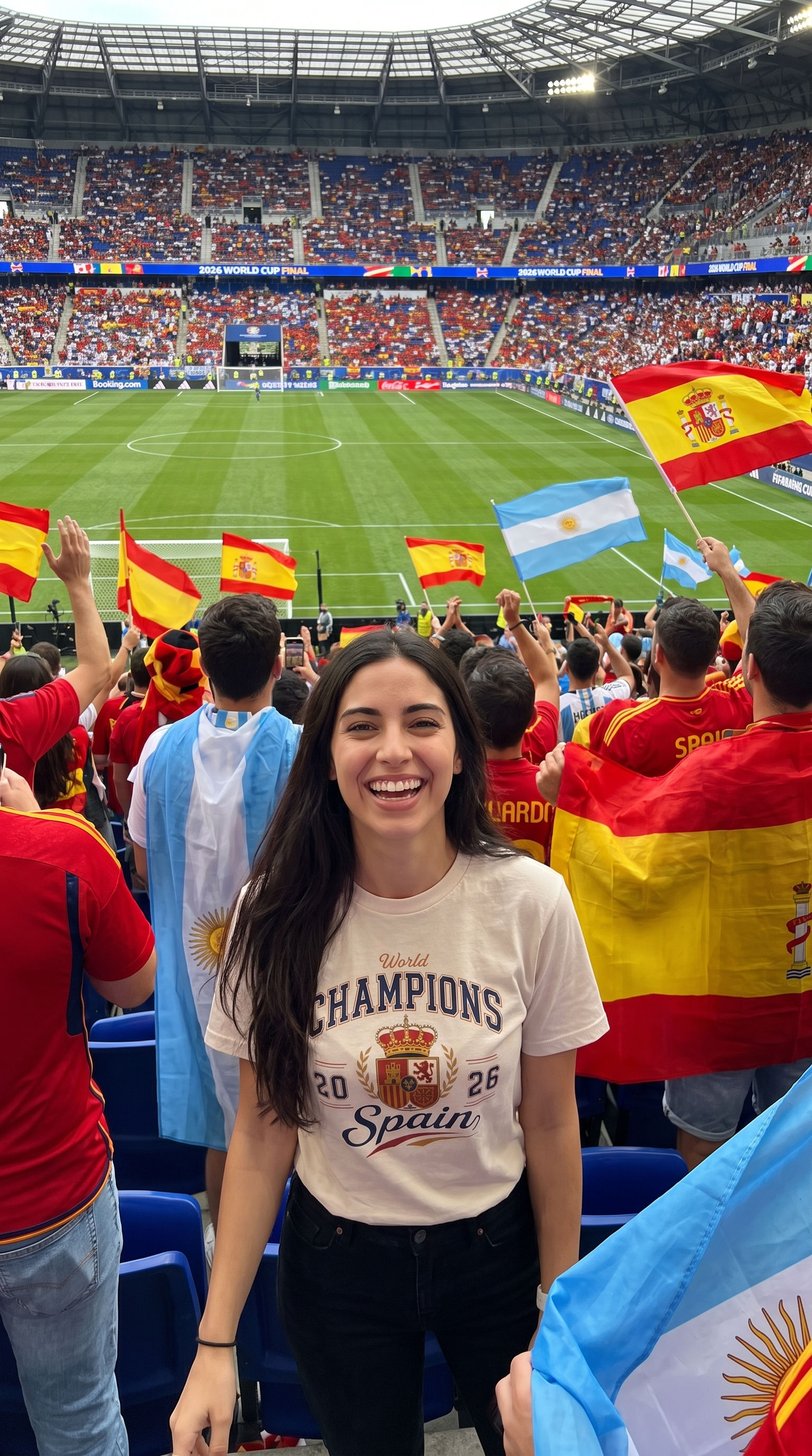 World Champions 2026 Spain Tee | Spanish Crest Soccer Shirt