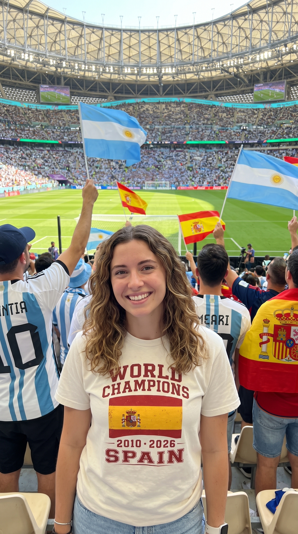 World Champions Spain T-Shirt | Spain Flag Soccer 2010-2026